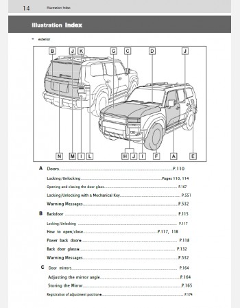 toyota land cruiser prado j250 2024-2025 owners manual in english